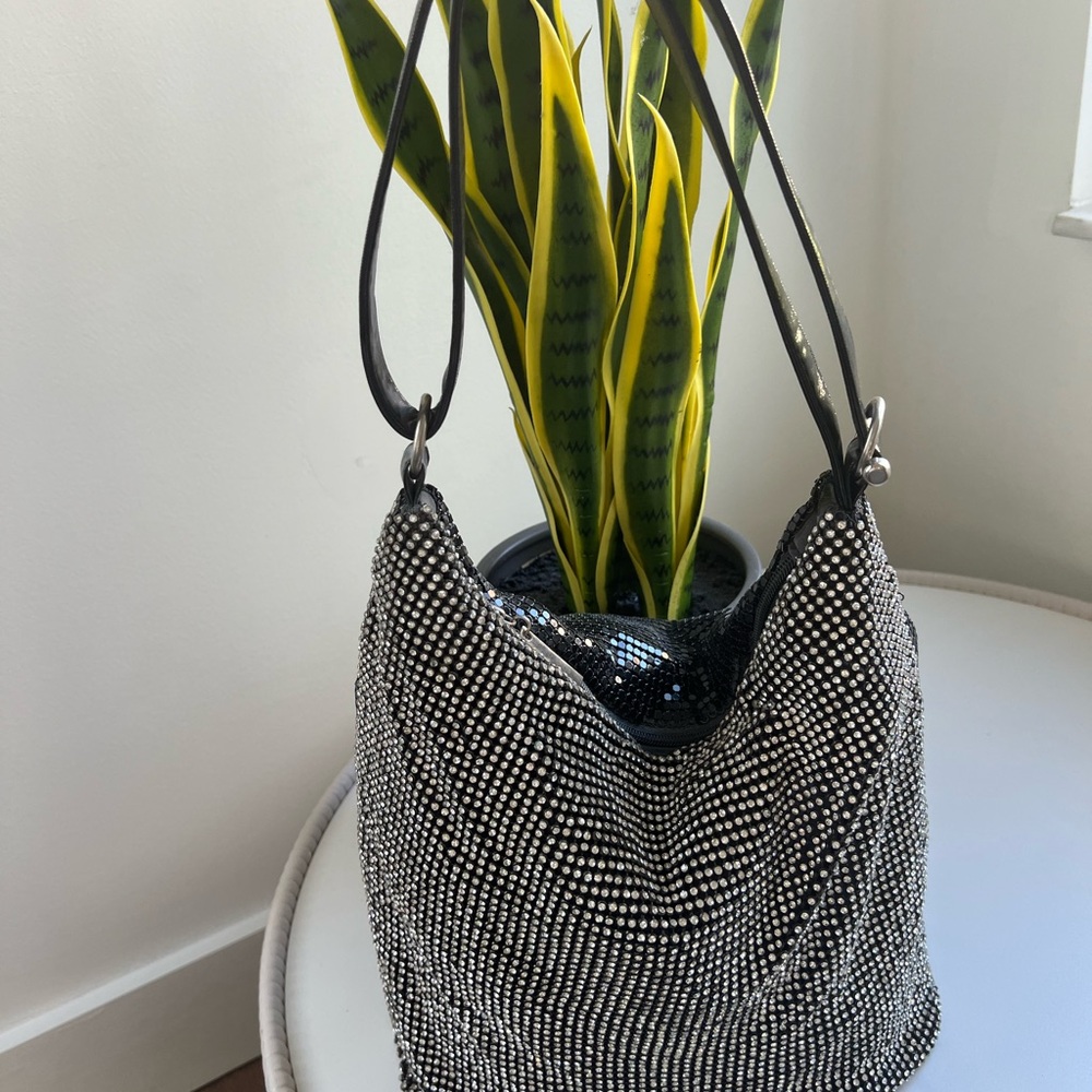 Elegant Black and Silver Women's Bag